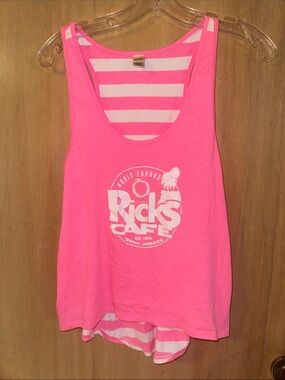 Kavio!  “World Famous Rick’s Cafe” Graphic Souvenir Tank from Jamaica Large